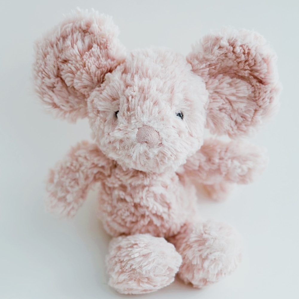 Jellycat Retired Squiggles Mouse - Pink - Picture 2 of 11